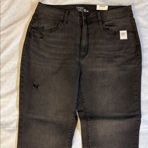 Time and Tru Black High-Rise Jeans